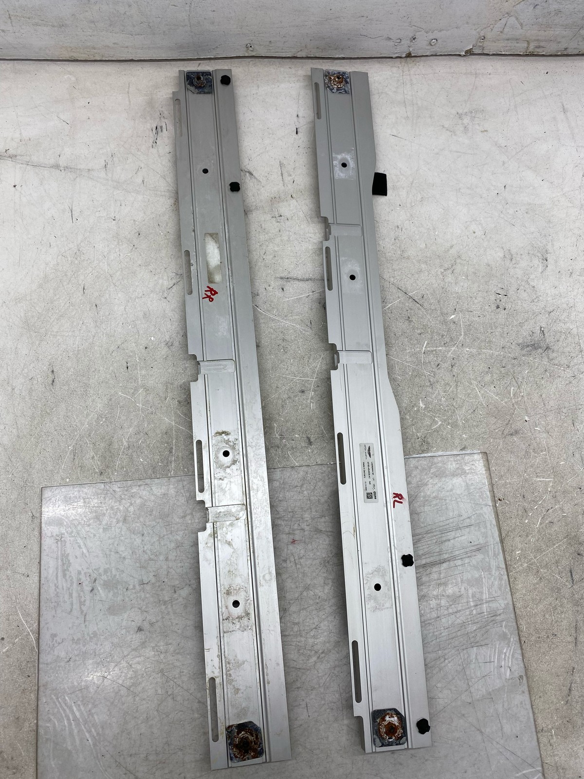 2020-2025 ASTON MARTIN DBX OEM LEFT RIGHT REAR TRUNK FLOOR LOADSPACE RAILS