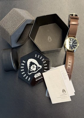 Nixon Sentry Leather „Skywalker" Black/ Brown - nahezu neuwertig | Sammlerstück - Bild 1 von 4
