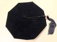 Graduation Velvet Doctoral Tam Cap Eight Sides and Black Tassel
