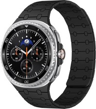 Magnetic Silicone Strap Compatible with Samsung Galaxy Watch 8 40mm 44mm