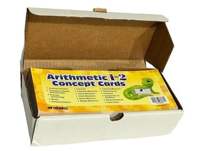 Abeka Arithmetic 1-2 Concept Cards
