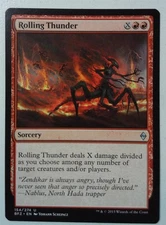 Rolling Thunder *PLAYSET* Magic MtG x4 Battle for Zendikar SP