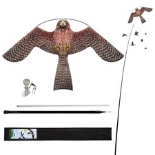 eyijklzo Bird Scarer Flying Kite Crops Farm Flying Bird Hawk Flying Kite with...