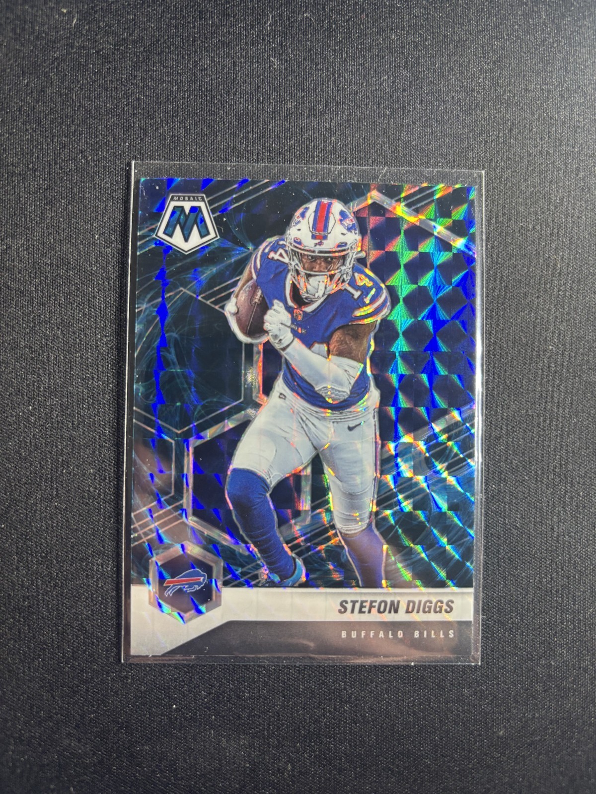 Stefon Diggs 2021 Panini Mosaic TRUE Genesis Prizm #29 SSP Case Hit