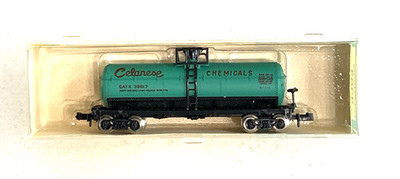 Minitrix  3292 N-Scale Tank Car Celanese Chemicals 51329300 GATX 39617 NIB NOS