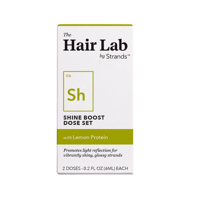 The Hair Lab Shine Boost Dose Set with Lemon Protein   2 x 0.2 fl. oz.