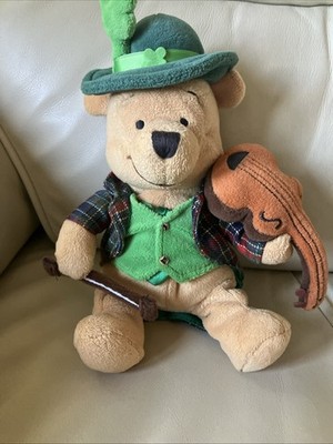 Disney Vintage Winnie Puuh St. Patricks Day Plüschtier