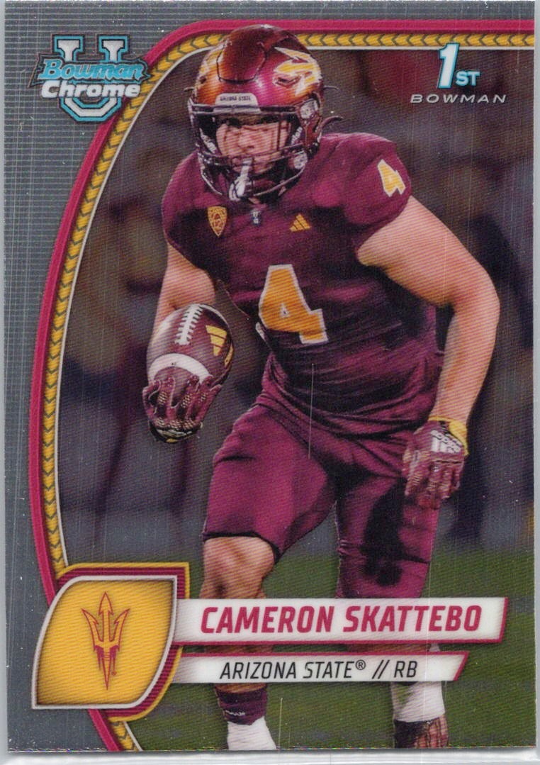 2024 Bowman University Chrome #37 Cameron Skattebo