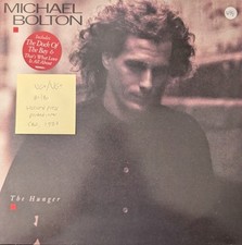 Michael Bolton The Hunger Vinyl Record LP VG+/VG+ CBS 460163 1 1987 Promo