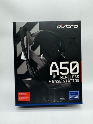 Astro Gaming A50 Wireless Headset  Base Station Gen 4 Black Silver PS5 G2U