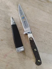 GERMAN KNIFE BAVARIAN NICK KNIFE RARE ETCH "FREISTAAT BAYERN" WEIMAR 