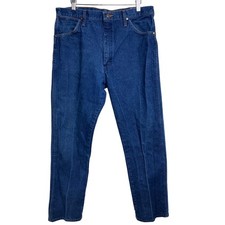 Wrangler Jeans Men 36x32 Blue 13MWZ Cowboy Cut Original Fit Denim USA Made G14
