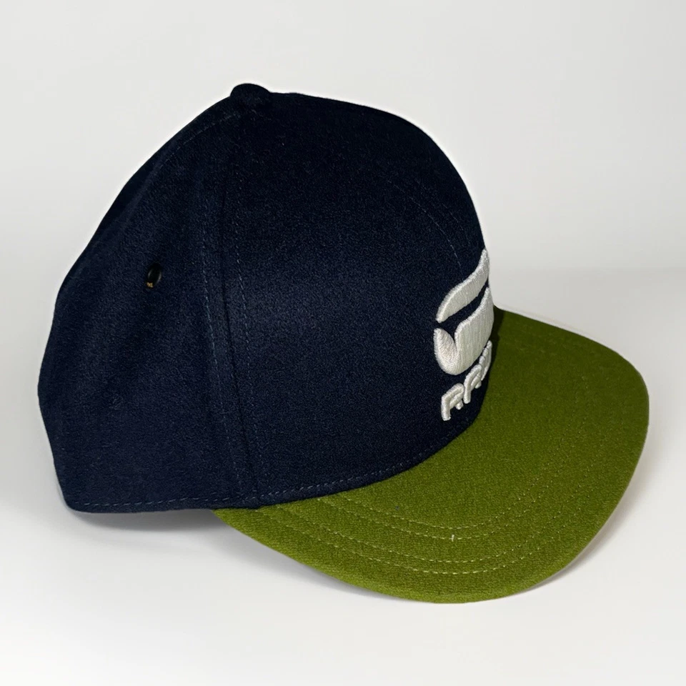 G-Star Estan Snapback Hat Navy And Green - Image 2 of 4