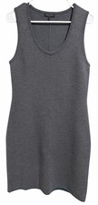 Rag & Bone Andee Merino Wool Sleeveless Sweater Dress Gray/Teal Size Large