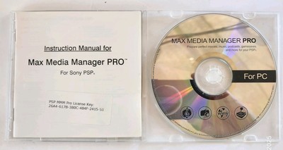 datel Max Media Manager Pro for PSP  *No Cable*
