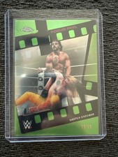 2026 Topps Chrome WWE Santos Escobar Focus Reel Green /99