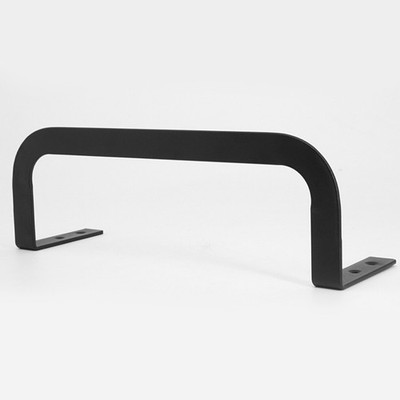 2Pcs Reusable Iron Mattress Holder Anti Slide Stopper Bed Frame Black