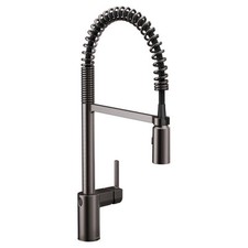 Moen 5923EWBLS Align Pull Down Touchless Kitchen Faucet, Black Stainless Steel