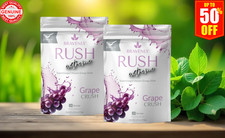 x2 PACK BRAVENLY Grape RUSH Extreme Bulk Powder 28 Servings x2 - NEW SEALED