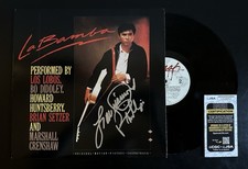 LOU DIAMOND PHILLIPS SIGNED LA BAMBA MOVIE SOUNDTRACK VINYL RECORD ALBUM JSA COA