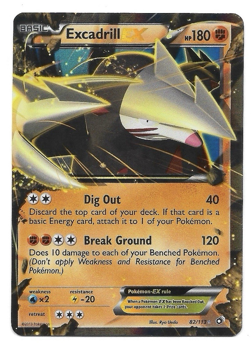 Excadrill EX 82/113 Legendary Treasures Holo