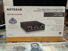 NETGEAR GS305 5-Port Gigabit Ethernet Unmanaged Switch, 300 Switch Series