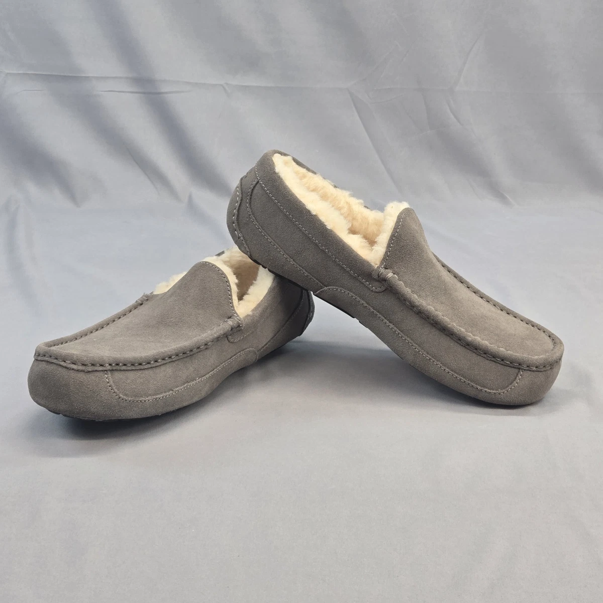 UGG Gray Slippers for Men 11 US Shoe for sale | eBay