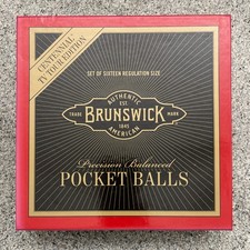 USED TV Brunswick Centennial Pool Balls billiard ball set - FAST Free SHIP
