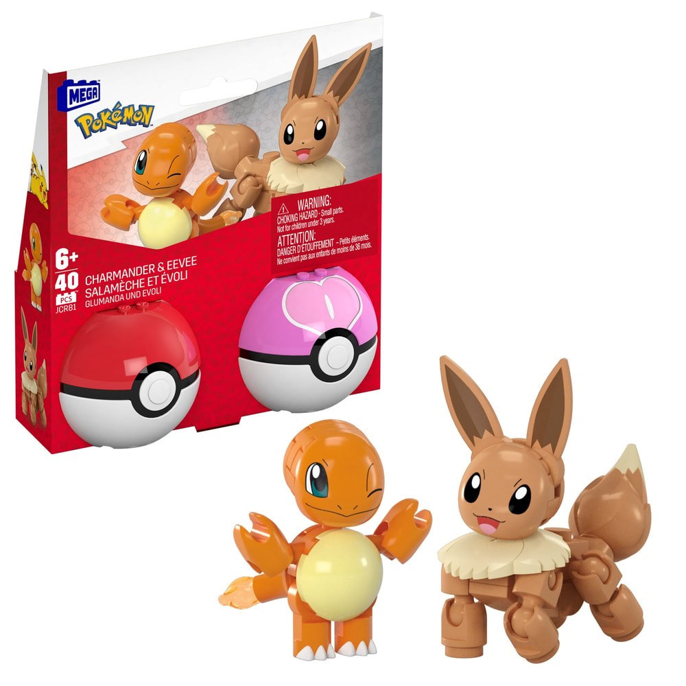 MEGA 2er Pokball Set - Evoli und Glumanda 1907013 7490₽