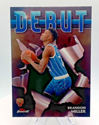 2023-24 Topps Finest - Debut Brandon Miller #D-2 (RC)