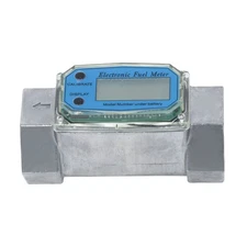 Digital Turbine Flow Meter 1.5inch For Liquid Water Fuel Flow Meter 10.5-74 GPM