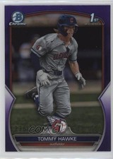 2023 Bowman Draft Chrome Purple Refractor 236/250 Tommy Hawke #BDC-141 0q4s