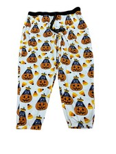 Disney Eeyore Lounge Pajama Pants Womens XLarge Halloween Pumpkin Jack O Lantern