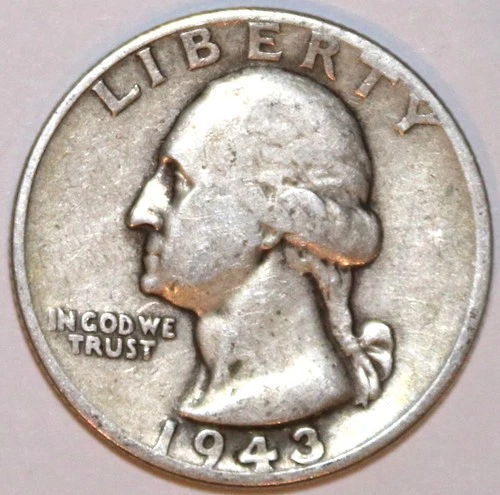 1943-P Washington Quarter - Fine - #2510EA