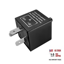 CF13 LED Electronic Flasher Relay, 12V 3-Pin CF13 Turn Signal Relay Adjustable