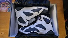 Jordan Air Jordan 7 Retro Flint White Flint Grey Purple High Top 2021 CU9307-100