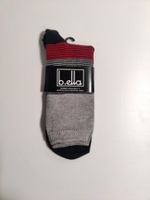 B.ella - Women's socks - #2268 -grey heather-cashmere blend- Made in USA **N10**