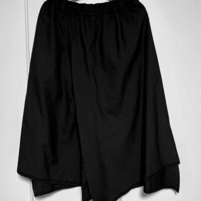 Yohji Yamamoto Ground Y Serge Easy Flare Skirt Size 3 black | eBay