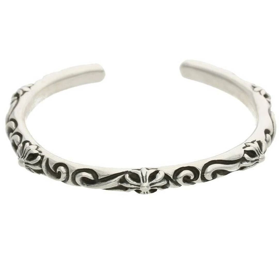 Chrome Hearts BANGLE SBT SBT Band Silver Bracelet Men s