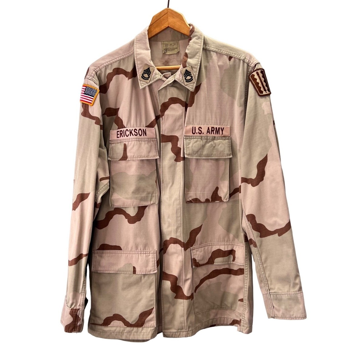 特売 Uniform Battle Coat Camouflage Desert Army US BDU M size ジャケット・アウター