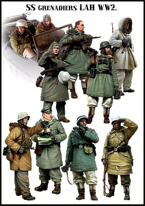 1 35 World War II German SS Grenadiers Resin Model Kit (10 Figures) BIG SET 1 35 World War II German SS Grenadiers Resin Model Kit (10 Figures) BIG SET