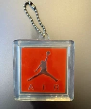 Original Nike Air Jordan Jumpman Shoe Hang Tag Keychain with Chain