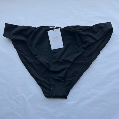 Andie Swim Symi Bikini Bottom Extra Large Black