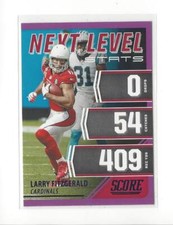 2021 Score Next Level Stats Purple #11 Larry Fitzgerald Cardinals