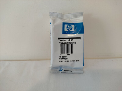 HP 57 Tri Color Ink Cartridge C6657A New Genuine Printer Ink No Box SEALED