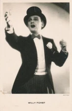Willi Forst Real Photo Postcard - Austrian Film Actor, Director and Singer Willy