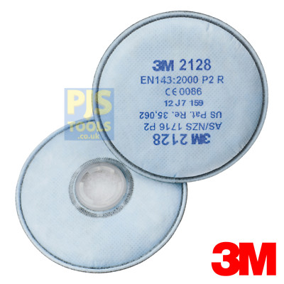 1 Paar 3M 2128 P2 2000 Serie Nebel & Dämpfe Partikelfilter passend für 6000 7000