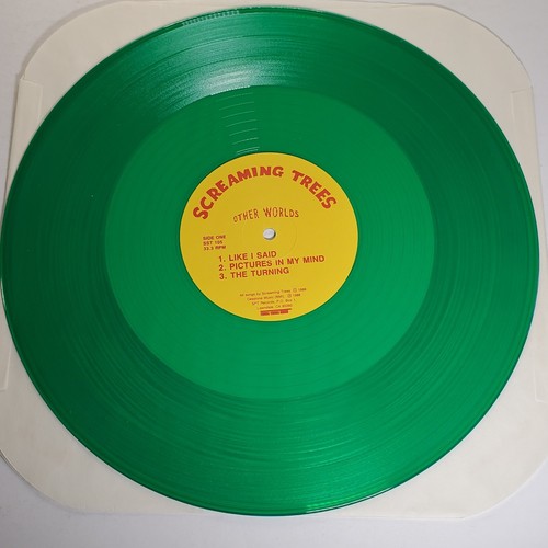 Screaming Trees - Other Worlds Vinyl 1988 SST 105 Green Vinyl Excellent - Picture 3 of 4