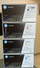 Used Empty 213A set of 4 HP toner cartridges