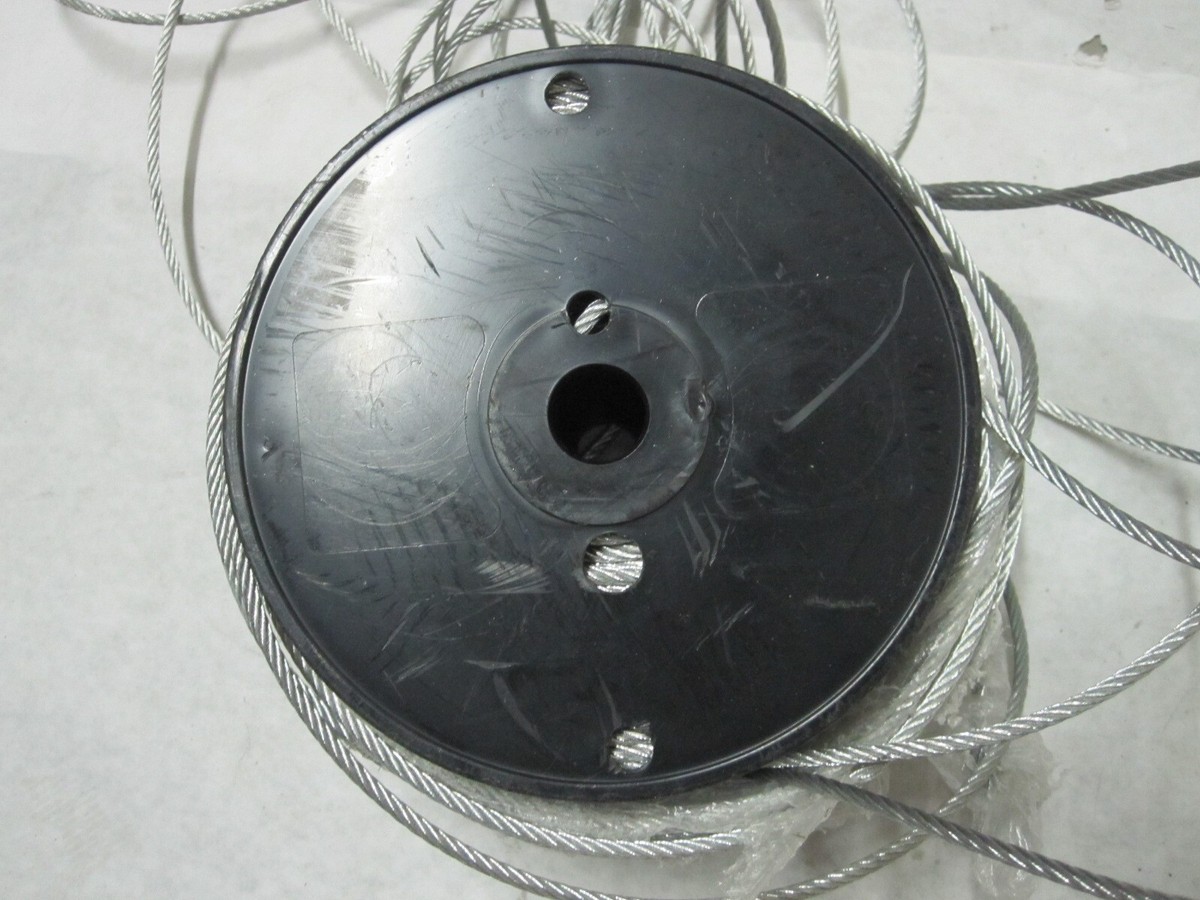 Groove Industrial 5/16" Galvanized Aircraft Cable – 7x19 Steel Wire Rope – 100 Feet